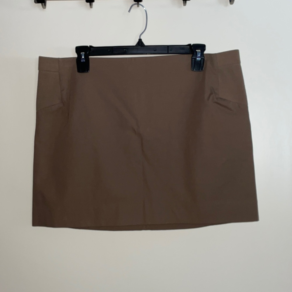 BCBG 'Jamie' Mini Skirt in Tart Brown